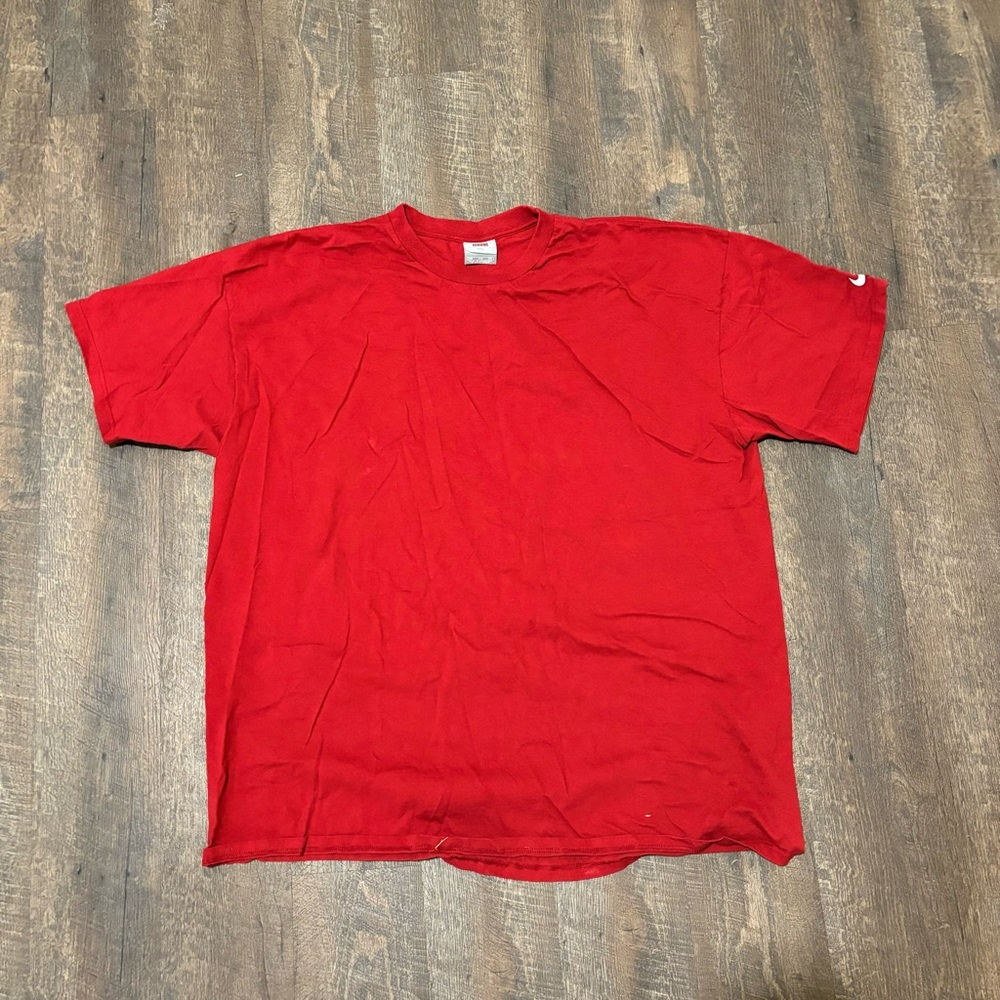 Nike shirt men’s 3XL red short sleeve vintage tags 90s
